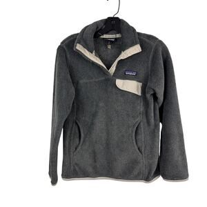 PATAGONIA Pullover Women's Snap-T Re-Tool Polartec Fleece Gorpcore Outdoor- XS
